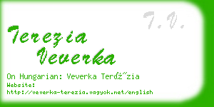 terezia veverka business card